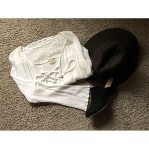 PacSun Boho White Blouse